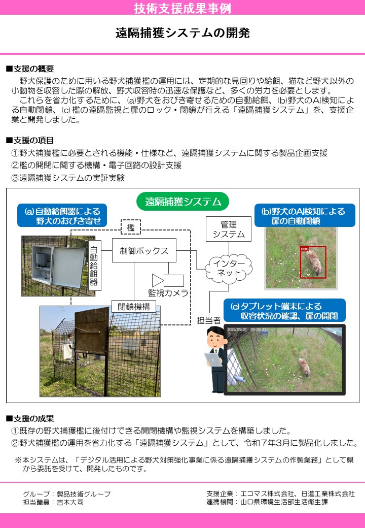 遠隔捕獲システムの開発
