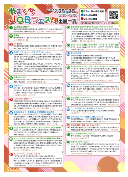 やまぐちJOBフェスタ裏